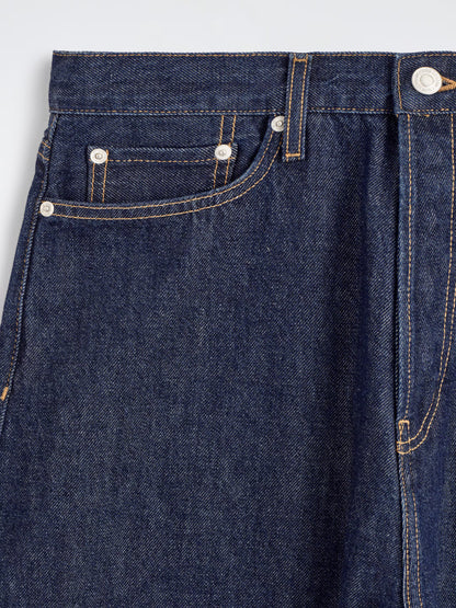 RELAXED-FIT BARREL-LEG JEANS