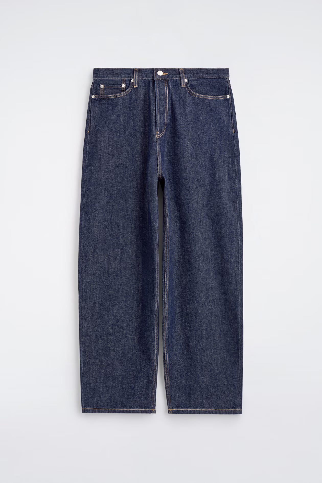 RELAXED-FIT BARREL-LEG JEANS