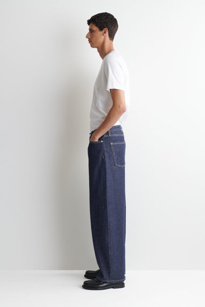 RELAXED-FIT BARREL-LEG JEANS