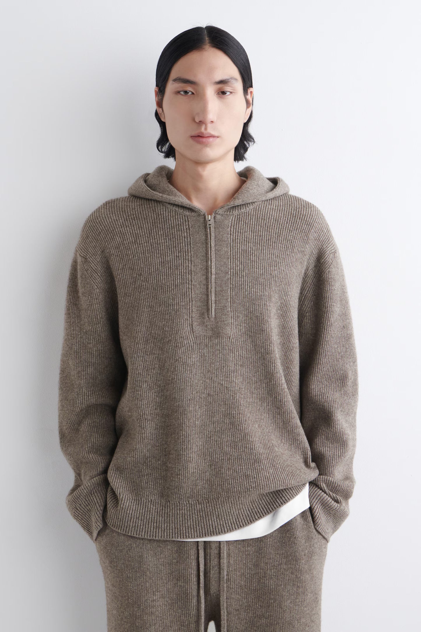 MERINO-YAK ZIP-UP HOODIE