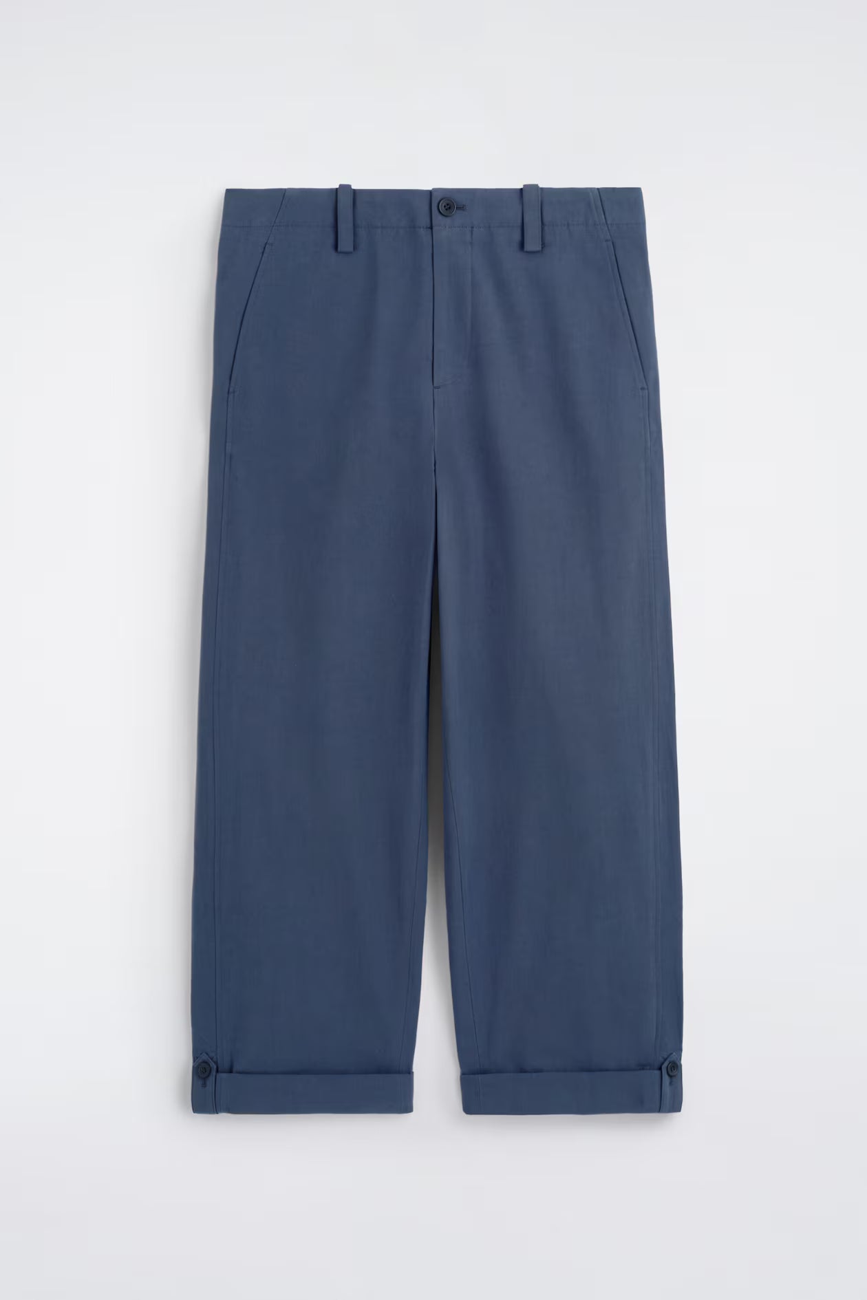 RELAXED FIT CUFFED PANTS