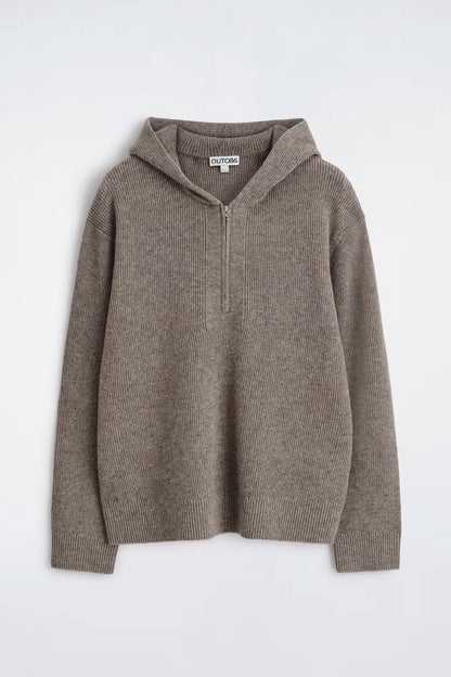 MERINO-YAK ZIP-UP HOODIE
