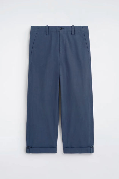 RELAXED FIT CUFFED PANTS