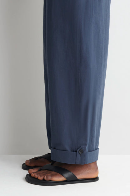 RELAXED FIT CUFFED PANTS